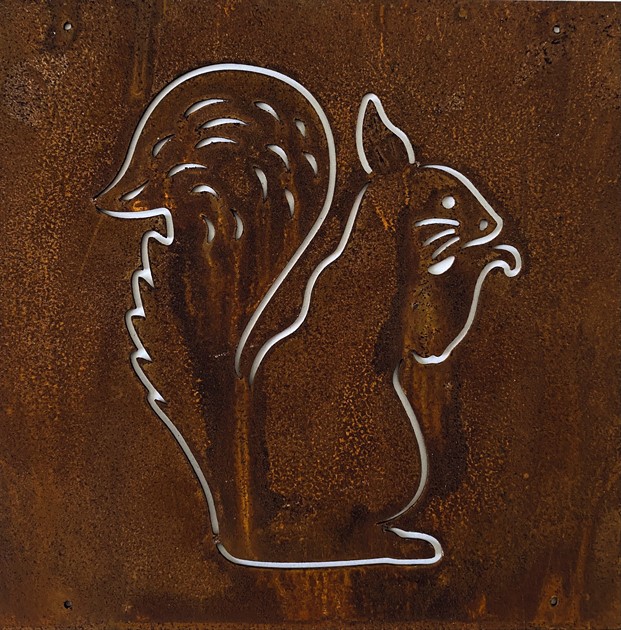 Skylt ekorre för ameringsnät